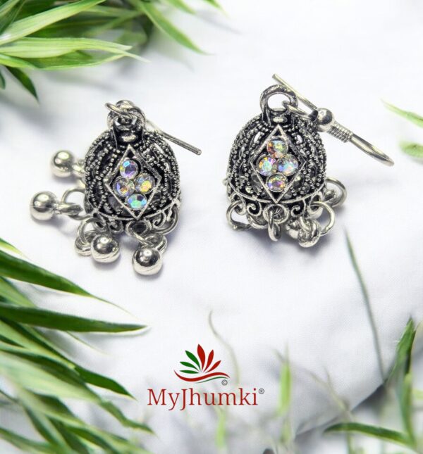 Oxidised Jhumka Earring For Women